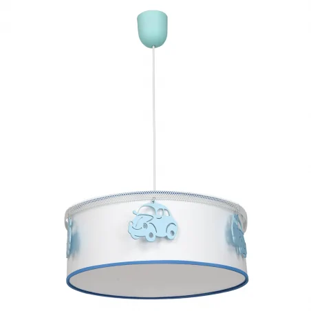 Oswietlenie-do-pokoju-dzieciecego - lampa wisząca ze samochodzikami 1xe27 automobile mlp8284 eko-light 