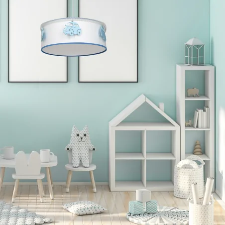 Oswietlenie-do-pokoju-dzieciecego - lampa wisząca ze samochodzikami 1xe27 automobile mlp8284 eko-light 