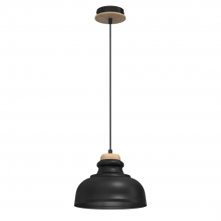 Lampy-sufitowe - pojedyncza lampa wisząca metalowa 1xe27 asmund mlp8297 eko-light