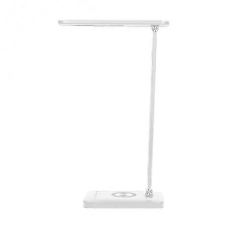 Lampki-biurkowe - lampka led na biurko z ładowarką indukcyjną i usb 7w dl-5/w led orno 
