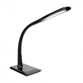 Lampki-biurkowe - czarna lampka led na biurko o mocy 7w ściemnialna 3000k-6000k dl-7/b erie orno