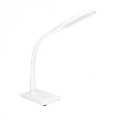 Lampki-biurkowe - lampka biurkowa led w kolorze białym ściemnialna 7w 3000k-6000k erie dl-7/w orno 