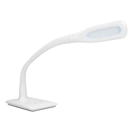 Lampki-biurkowe - lampka biurkowa led w kolorze białym ściemnialna 7w 3000k-6000k erie dl-7/w orno 