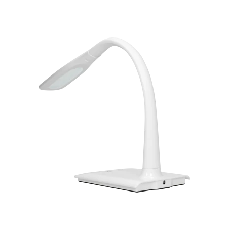 Lampki-biurkowe - lampka biurkowa led w kolorze białym ściemnialna 7w 3000k-6000k erie dl-7/w orno 