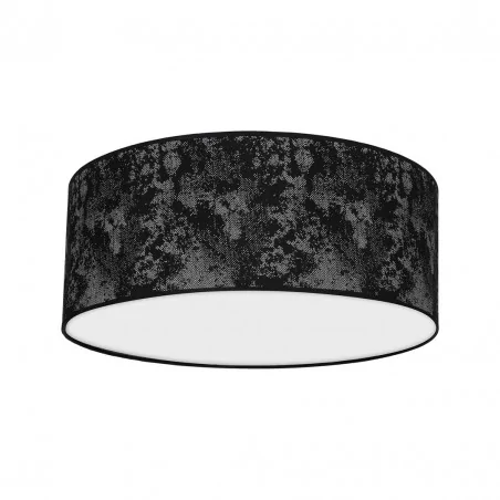 Lampy-sufitowe - oświetlenie sufitowe czarno-złote 2xe27 satino mlp7328 eko-light 