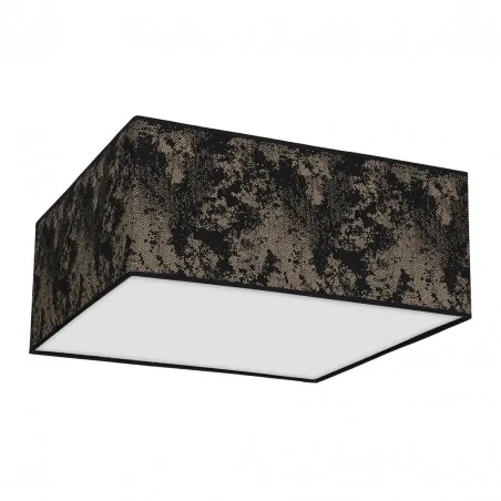 Lampy-sufitowe - kwadratowa lampa sufitowa o długości 50cm 3xe27 satino mlp7315 eko-light 