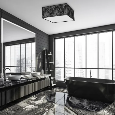 Lampy-sufitowe - oświetlenie kwadratowe o długości 50cm 3xe27 satino mlp7326 eko-light 