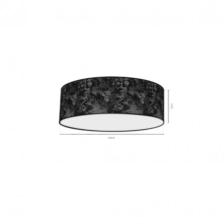 Lampy-sufitowe - lampa sufitowa o średnicy 60cm 3xe27 satino mlp7330 eko-light 