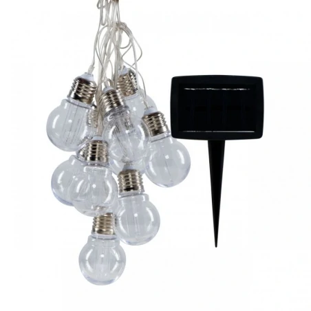 Lampy-solarne - wisząca lampa solarna girlanda 0,6w 1.2v aa 300mah vo1929 volteno 