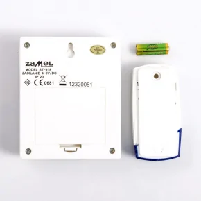  Bezprzewodowy dzwonek do drzwi ZAMEL TWIST ST-918 zasięg 80m 