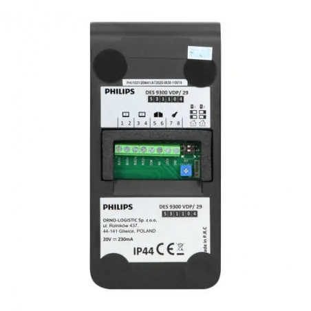 Wideodomofony - zestaw wideo domofonowy jednorodzinny 4,3'' 6 dźwięków dzwonka philips welcomeeye compact 531104 orno 