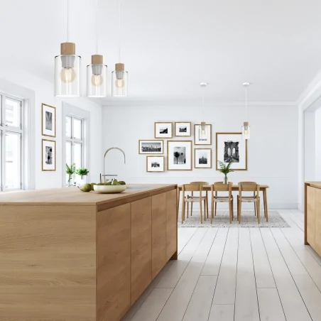 Lampy-sufitowe - potrójne oświetlenie wiszące - listwa 3xe27 madera mlp8555 eko-light 