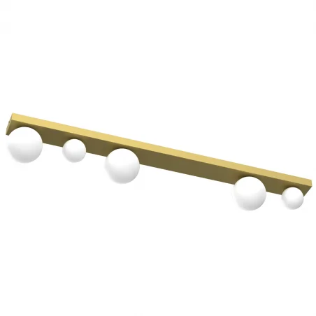 Lampy-sufitowe - oryginalna lampa sufitowa - podłużna 4 kule 5xg9 bibione mlp8398 eko-light 