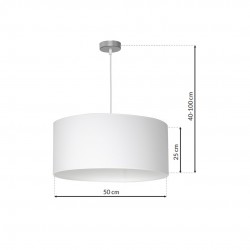 Lampy-sufitowe - oświetlenie wiszące o średnicy 50cm casino ml6374 eko-light 