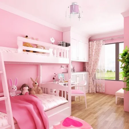 Lampy-sufitowe - różowe oświetlenie sufitowe z baletnicami 1xe27 baletnica mlp4972 eko-light 