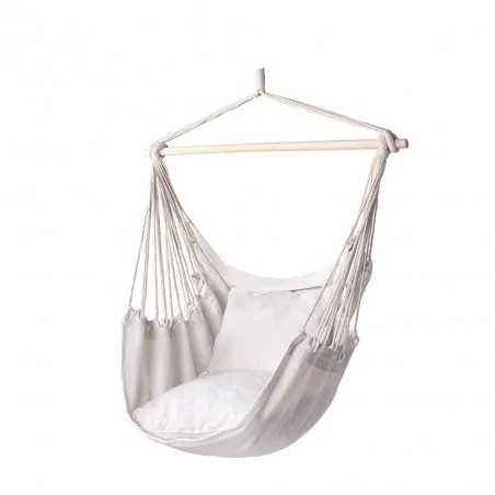 Meble-ogrodowe - krzesło brazylijskie boho barbados huśtawka ecru vo2809 volteno 