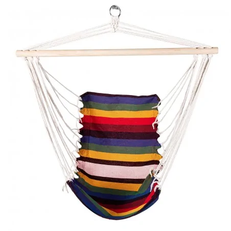 Meble-ogrodowe - fotel wiszący do ogrodu krzesło brazylijskie kolorowe jamajka vo2800 volteno 