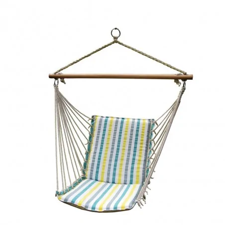 Meble-ogrodowe - fotel wiszący do ogrodu krzesło brazylijskie kolorowe martynika vo2808 volteno 