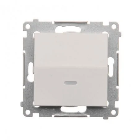 Wylaczniki-schodowe - łącznik schodowy biały z podświetleniem led bez piktogramu dw6l.01/x/11 simon 54 kontakt-simon 