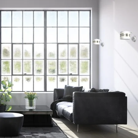 Lampy-sufitowe - delikatny kinkiet biało - złoty 1xe27 ultimo mlp7345 eko-light 