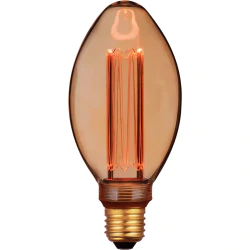 Zarowki-dekoracyjne - żarówka dekoracyjna led e27 4w 200lm 1800k decovintage amber pillar 317704 polux 