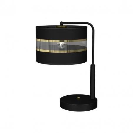 Lampki-nocne - lampa stołowa z transparentnym paskiem 1xe27 ultimo mlp7343 eko-light 