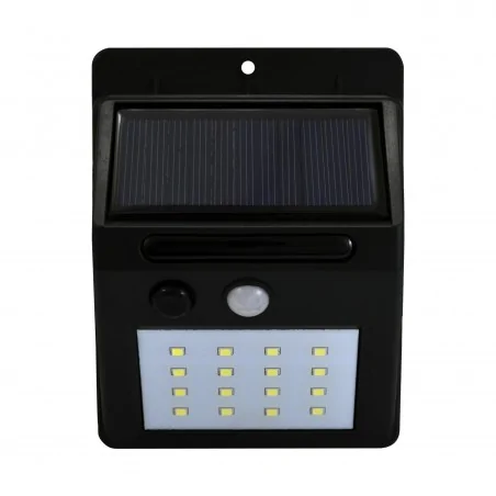 Lampy-solarne - naświetlacz led 2,2w solarny z czujnikiem ruchu i zmierzchu 307644 polux 
