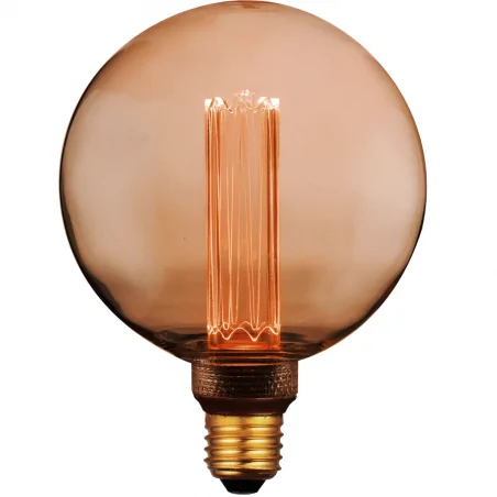 Zarowki-dekoracyjne - żarówka dekoracyjna led e27 rustykalna bursztynowa 4w 1800k decovintage amber pillar 317735 polux 