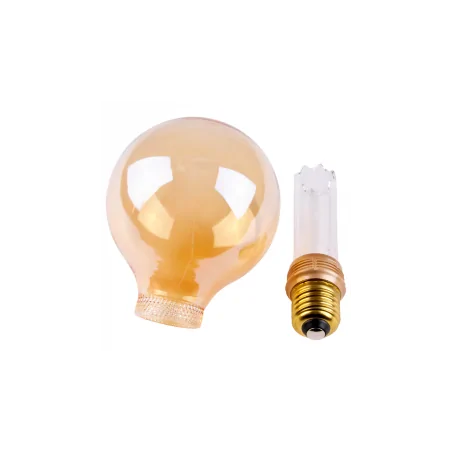 Zarowki-dekoracyjne - żarówka dekoracyjna led e27 g95 bursztynowa 4w 1800k decovintage amber pillar 317728 polux 