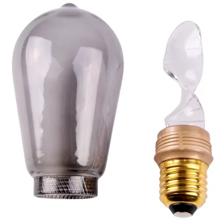 Zarowki-dekoracyjne - żarówka led dekoracyjna e27 3,5w przydymiona st64 decovintage smoke pillar 317681 polux 