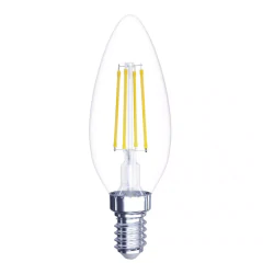 Gwint-trzonek-e14 - żarówka świeczka b35 led filament 6w-60w e14 neutralna 806lm emos z74204 