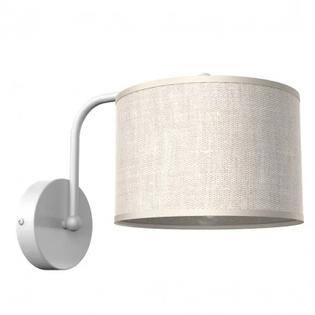 Kinkiety-do-salonu - lniano - metalowy kinkiet 1xe27 lino mlp7493 eko-light 