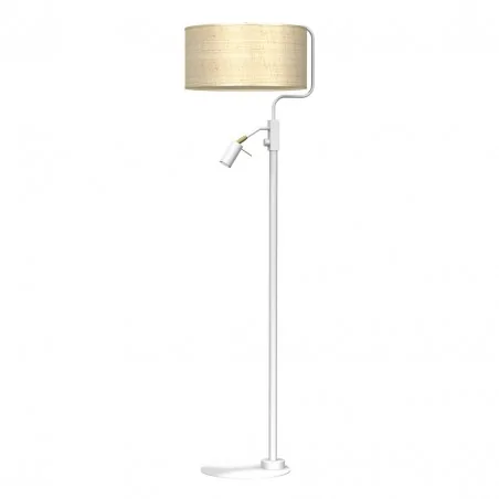 Lampy-stojace - lampa podłogowa rattanowa 160cm 1xe27 + 1xgu10 mini marshall mlp7492 eko-light 