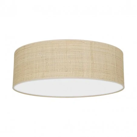 Lampy-sufitowe - lampa okrągła sufitowa z rattanu 3xe27 marshall mlp7489 eko-light 