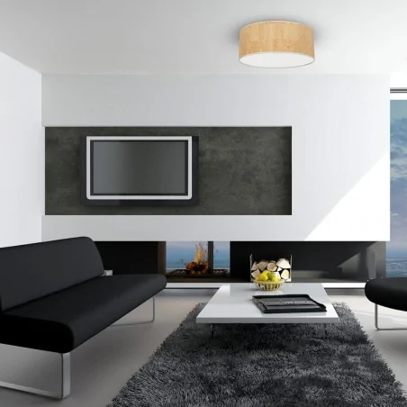 Lampy-sufitowe - oświetlenie sufitowe okrągłe - korkowe 2xe27 cork mlp7520 eko-light 