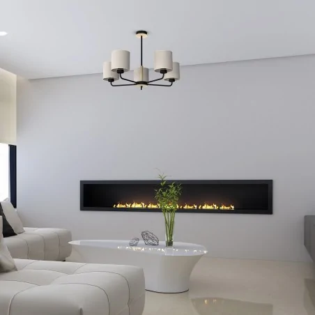 Lampy-sufitowe - żyrandol pięciopunktowy 70cm szerokości 5x27 atlanta mlp7452 eko-light 