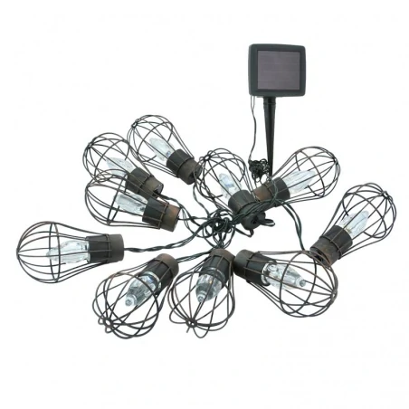 Swiecace-kule-i-girlandy - girlanda solarna w loftowym stylu 2m 10xled ip44 3000k 311542 polux 