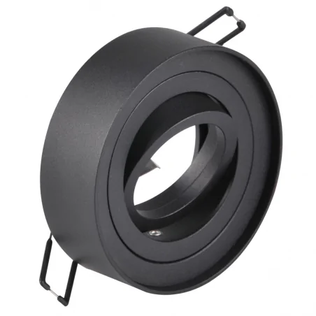 Oprawy-sufitowe-ruchome - czarne oczko sufitowe ruchome mr16 podtynkowe gaja 320063 polux 