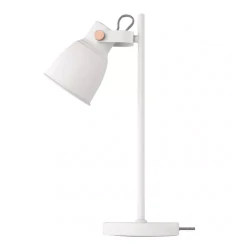 Lampki-biurkowe - lampka biurkowa biała e27 julian 46 cm z7621w emos 