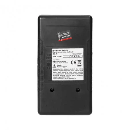 Mierniki - przenośny miernik do pomiarów elektrycznych lcd dm-1 virone orno 