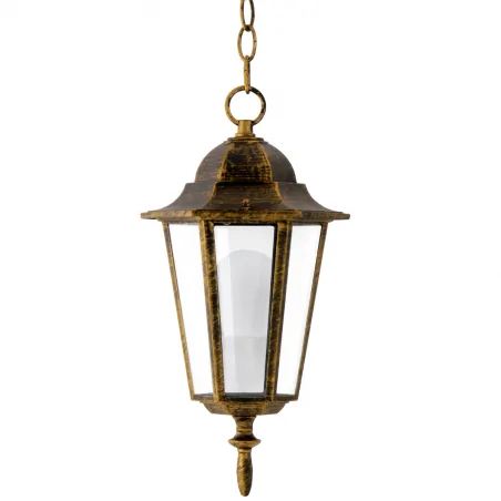 Lampy-ogrodowe-wiszace - lampa ogrodowa wisząca w stylu retro patynowa liguria 202178 polux 