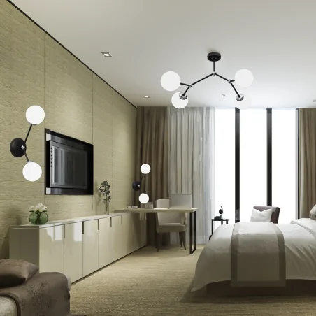 Lampy-sufitowe - poczwórna lampa sufitowa czarna 4xe14 joy mlp7529 eko-light 