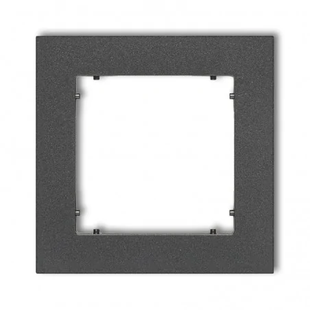 Ramki-pojedyncze - ramka pojedyncza grafitowa 11mr-1 deco mini karlik 