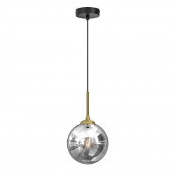 Lampy-sufitowe - nowoczesna lampa wisząca - kula o średnicy 17cm 1xe14 reflex mlp8413 eko-light