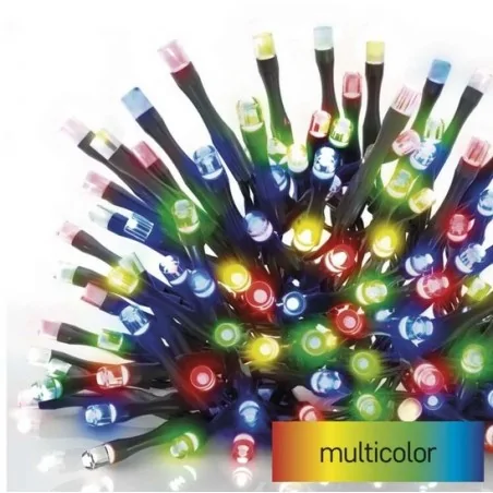 Oswietlenie-choinkowe - kolorowe światełka na choinkę 5m ip44 50led- oświetlenie łączone standard d1am02 emos 