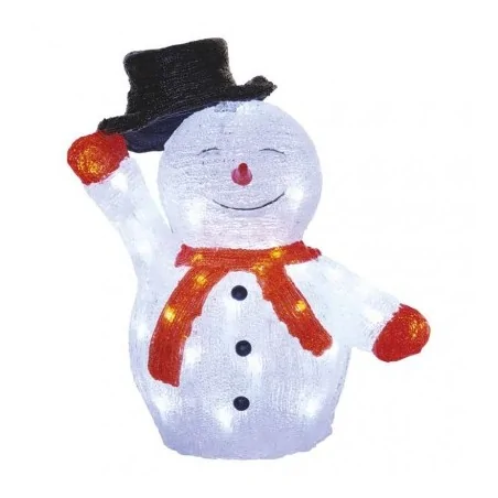 Dekoracje-swiateczne-led - figurka świąteczna w kształcie bałwanka led 36cm zimna p44 timer dcfc18 emos 