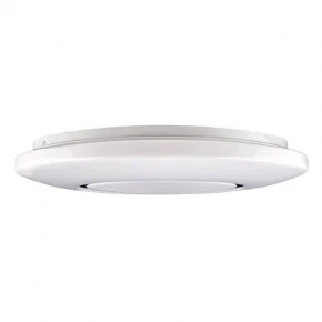 Plafony - plafoniera led 24w biała neutralna 4000k ip44 ø400 03283 ringe led ideus 