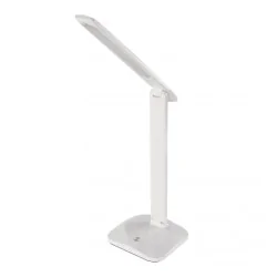 Lampki-biurkowe - lampka biurkowa led biała zginana 7.8w 450lm zmienna barwa chase z7619w emos 