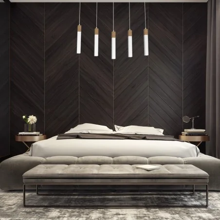 Lampy-sufitowe - listwa oświetleniowa biała 90cm szerokości 5xgu10 mini solo mlp7477 eko-light 