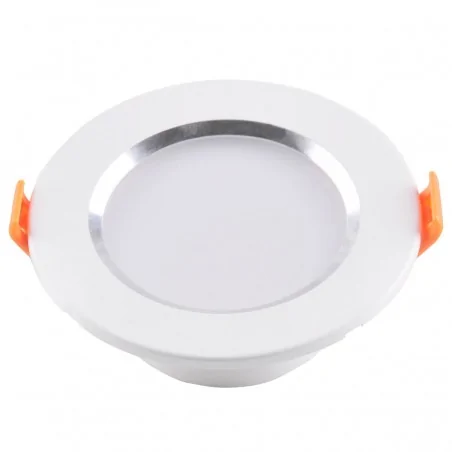 Oprawy-halogenowe - oprawa podtynkowa okrągła led 4,8w z dodatkowym pierścieniem 4000k zoe 321169 polux 